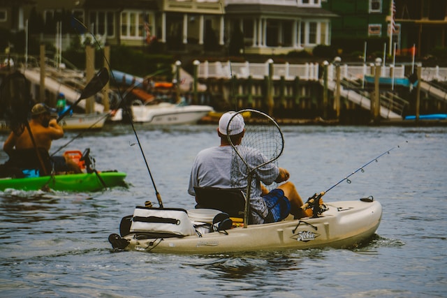why is kayak fishing so popular - multiple fishing kayaks venturing out for the day